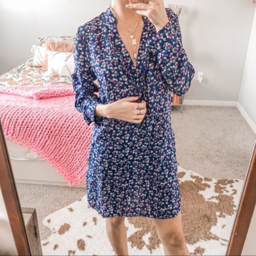 Rebecca Taylor floral silk dress